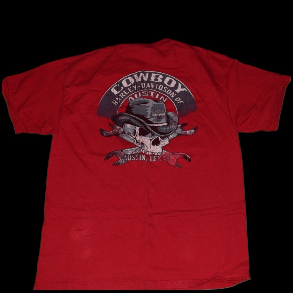 Harley-Davidson Red Short Sleeve Tee